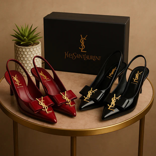 CROWN MULES YSL