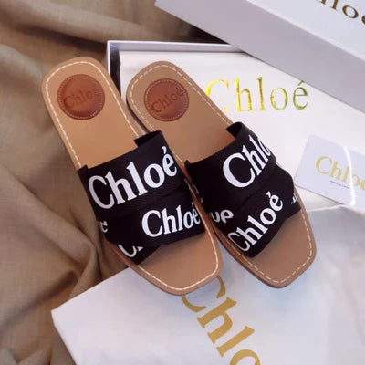 CHLOE DENIUM FLATS