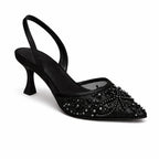 luna beads Slingback Heel - FAWN