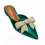 CRYSTAL BUTTERFLY MULE - GOLD