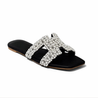 Premium Pearl Embellished Slippers – Fashion Aura