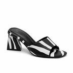 Z Bold Zebra Puff Block Heels – Fashion Aura