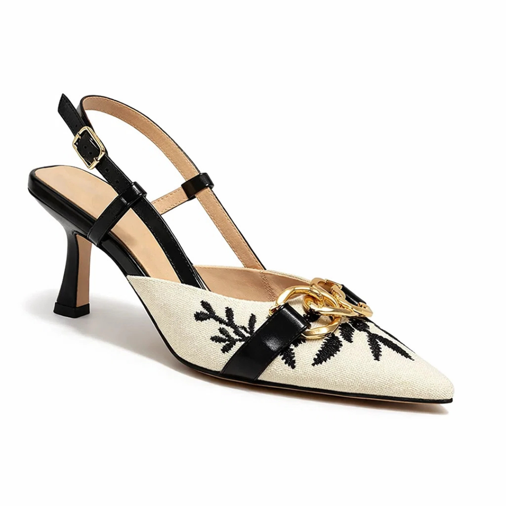 FLORAL EMBROIDERED CHAIN7