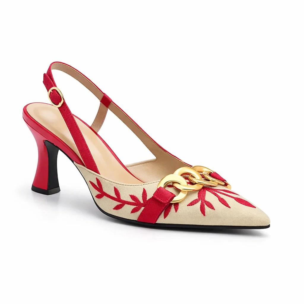 FLORAL EMBROIDERED CHAIN7