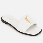 Luxury Gold Logo Slides White