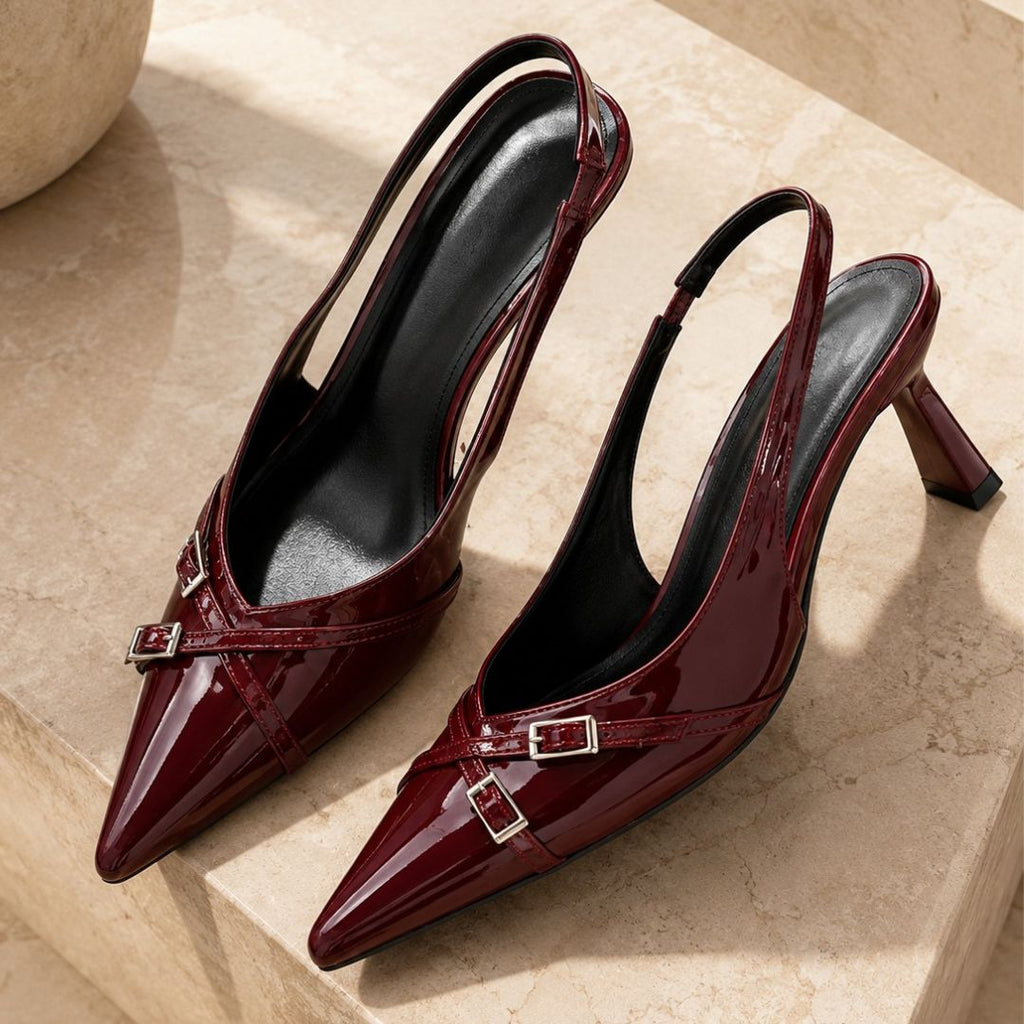 BOLT BOUND HEEL - Maroon