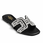 H Glam Crystal Flats – Fashion Aura