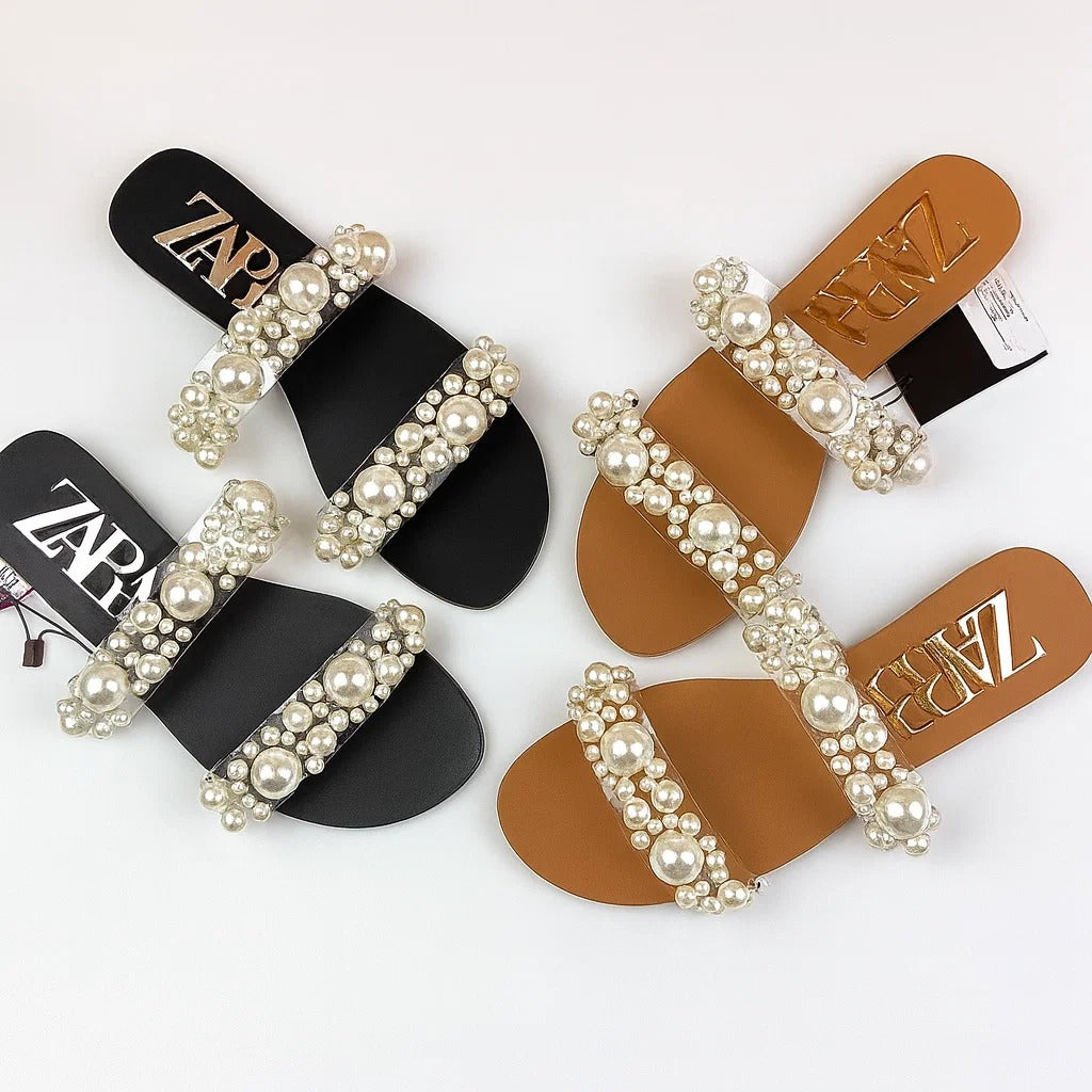 ZARA PEARL FLAT