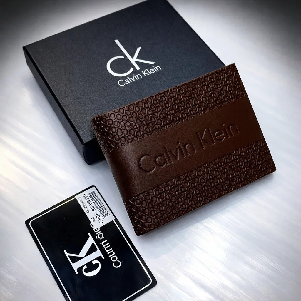 Ck Logo Brown Men's Wallet