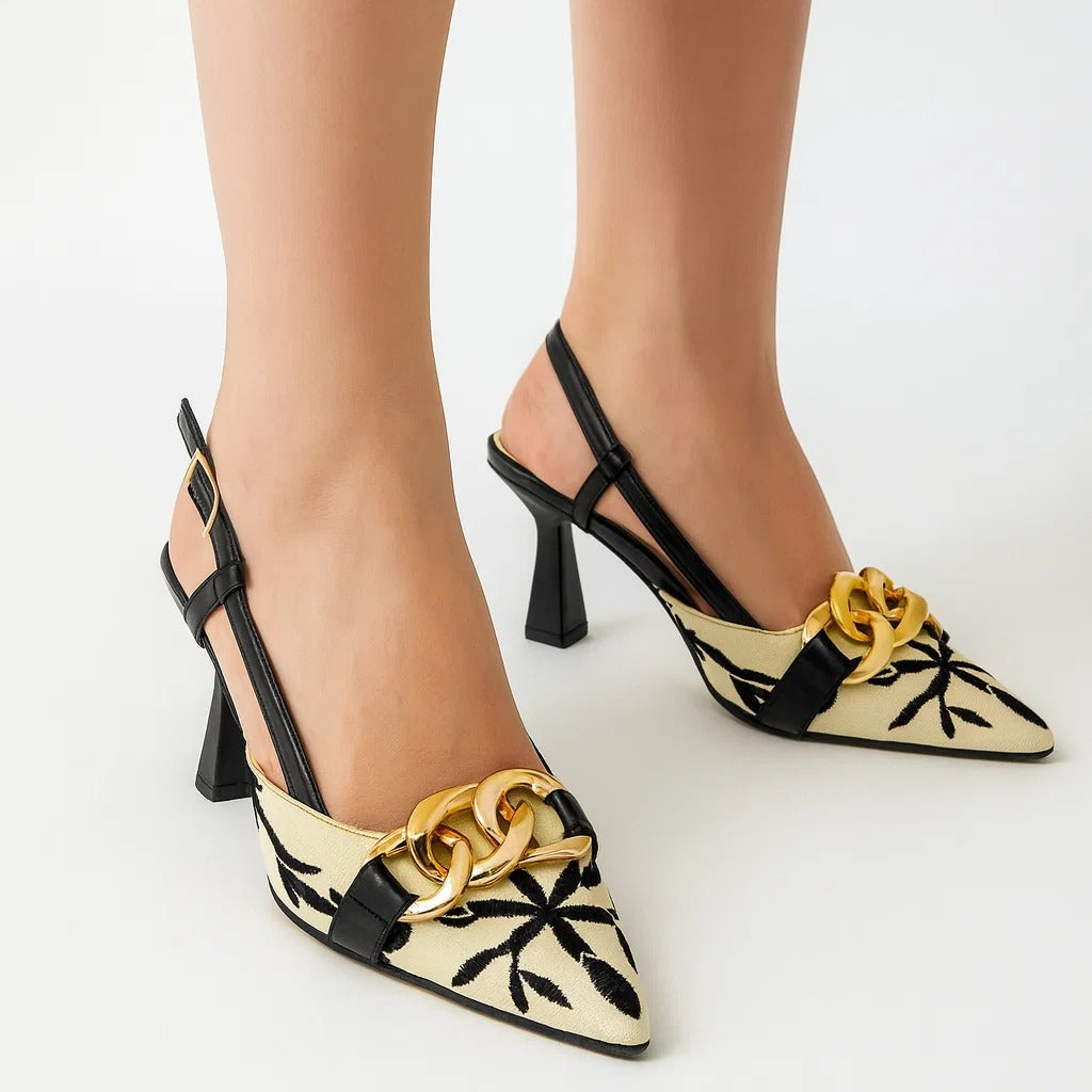 FLORAL EMBROIDERED CHAIN7