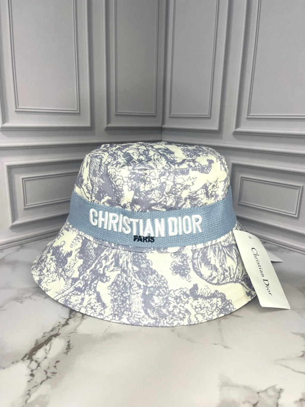 Dior Monogram Hat (Grey)