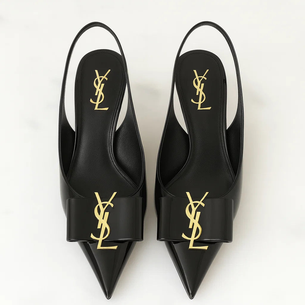 CROWN MULES YSL
