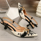 FLORAL EMBROIDERED CHAIN7