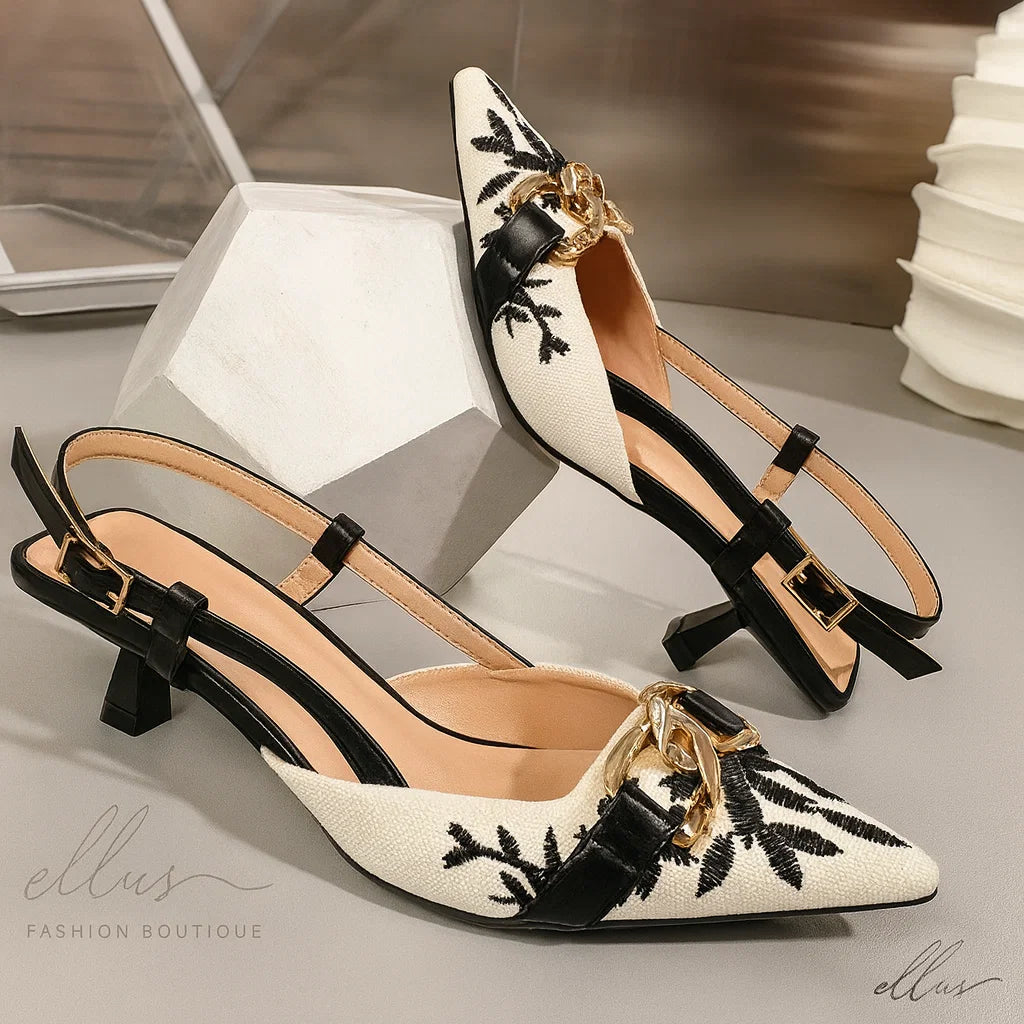 FLORAL EMBROIDERED CHAIN7