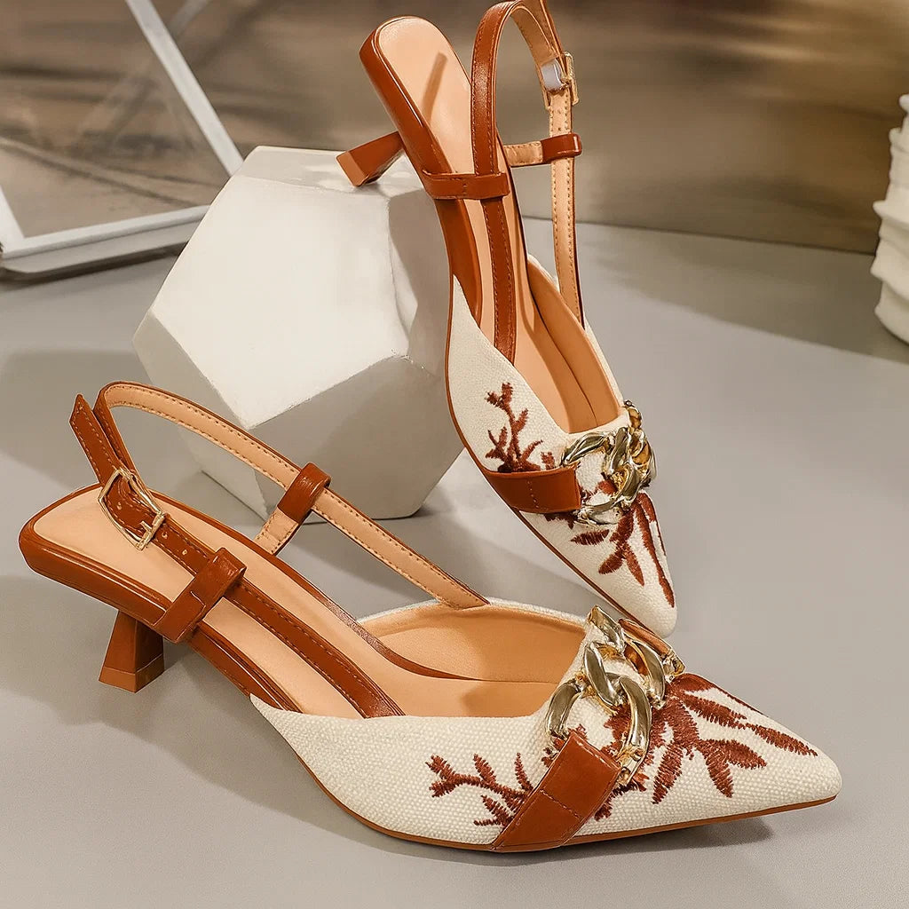 FLORAL EMBROIDERED CHAIN7