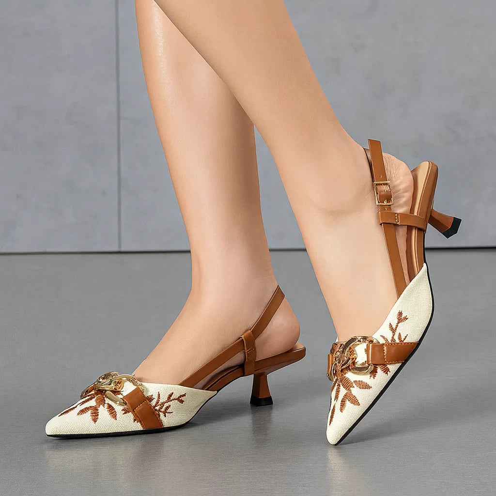 FLORAL EMBROIDERED CHAIN7