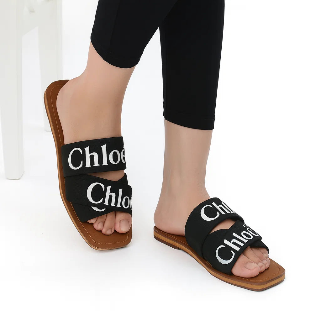 CHLOE DENIUM FLATS
