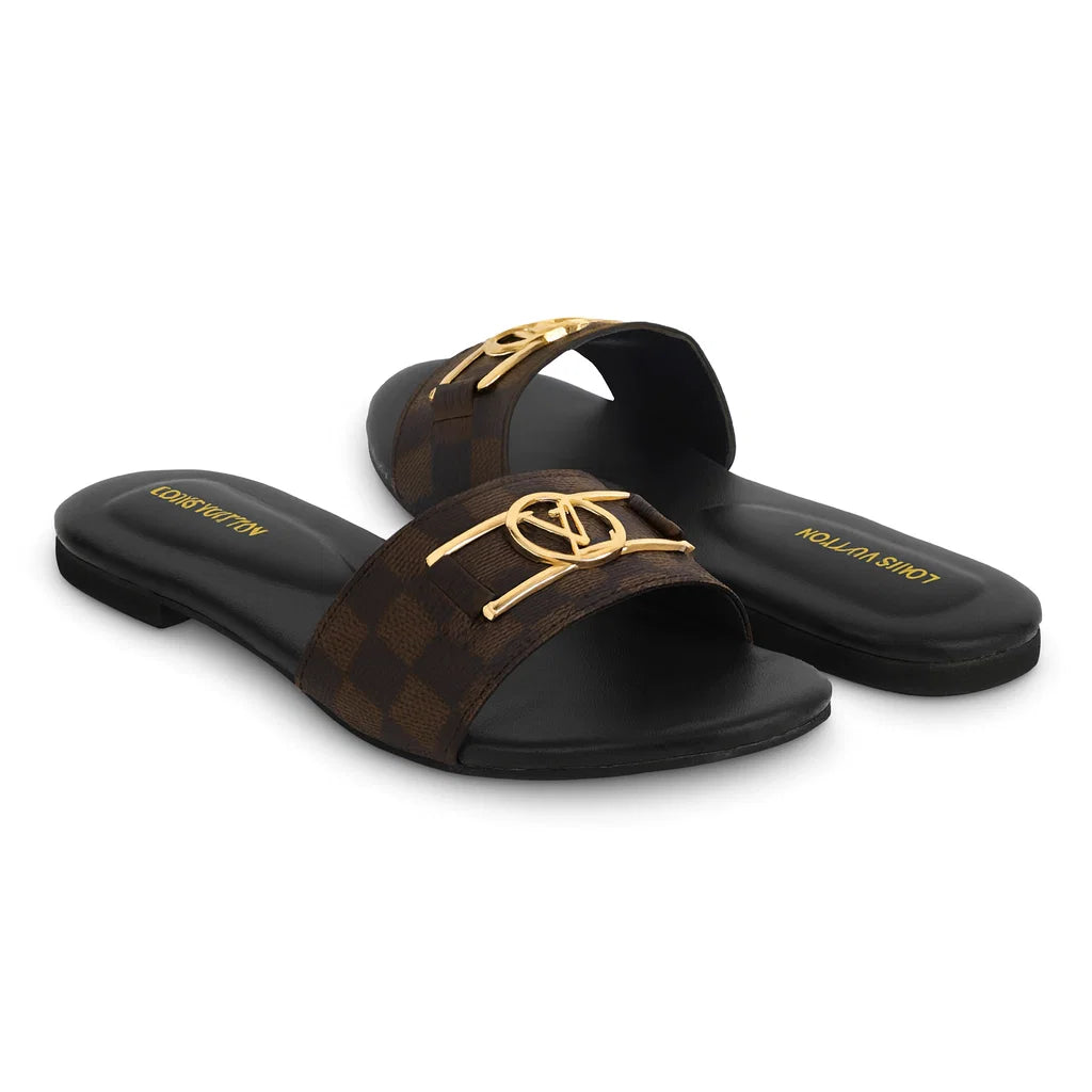 LV Simple Flats (Black)