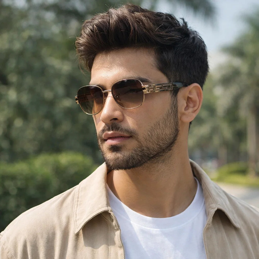 Versace Aura Brown Sunglasses