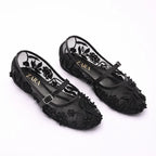 Elara Handcrafted Embellished Pumps Black
